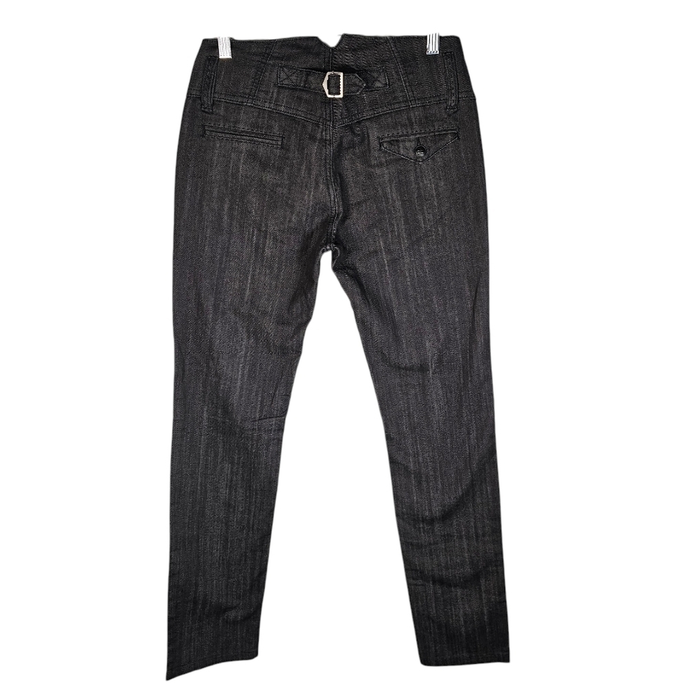 BCBGMAXAZRIA May Black Skinny Denim Jeans Size 27 New - Picture 2 of 16